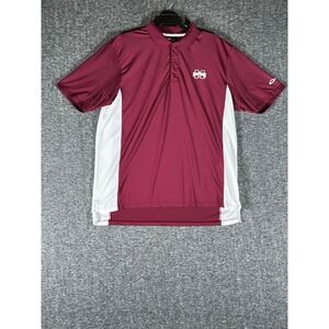 Drake Clothing Company Mississippi State Bulldogs Polo Shirt Mens Large Maroon